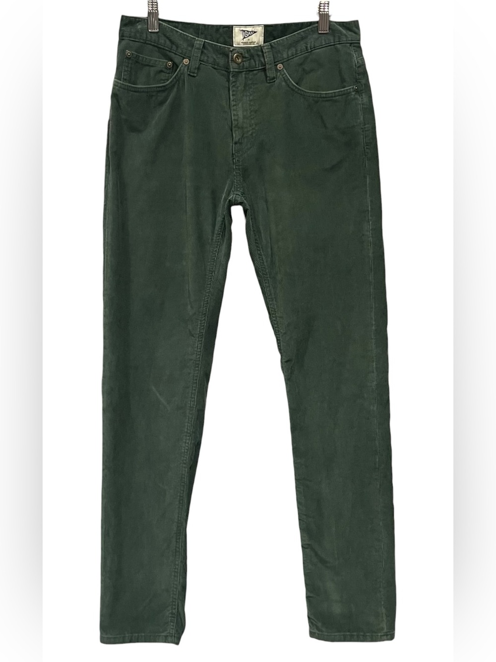 GANT BY MICHAEL BASTIAN GREEN CORDUROY PANTS